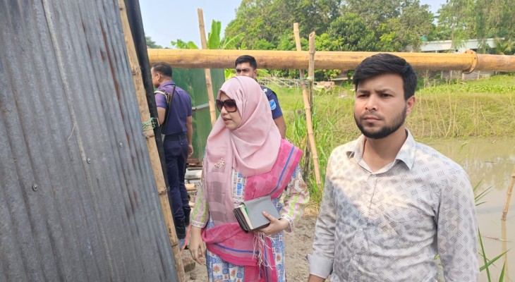 টংগিবাড়ীতে অবৈধ ড্রেজার লাইনে অভিযান; দেড় লাখ টাকা জরিমানা